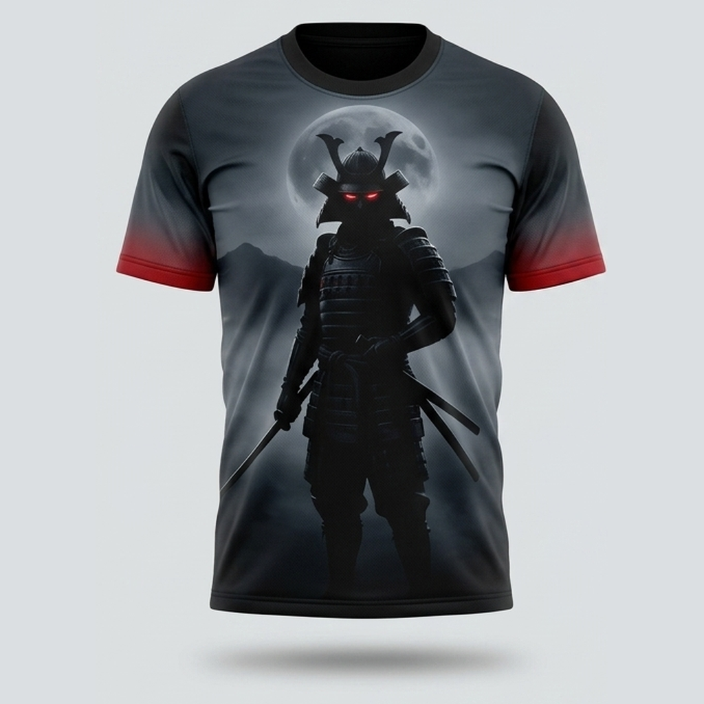 Shadow Warrior Katana Discipline Motivational Aop T-Shirt