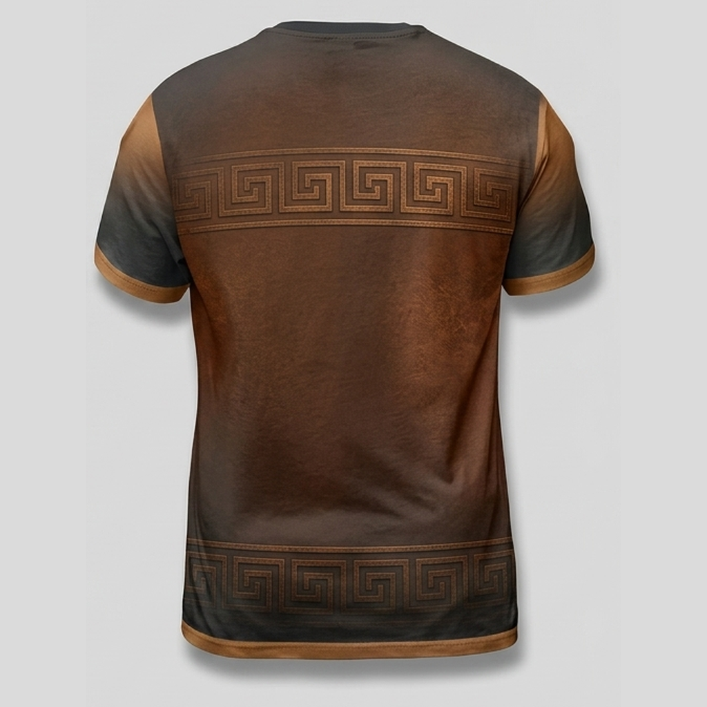 Iron Spartan Shield Honor Glory Motivational Aop T-Shirt