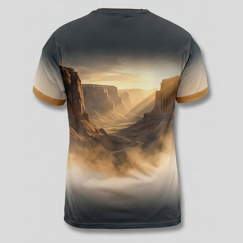 Iron Bison Unstoppable Charge Wilderness Motivational Aop T-Shirt