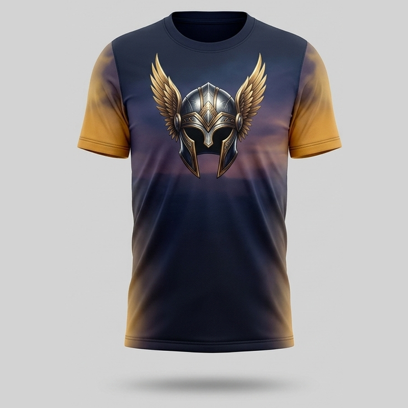 Brave Heart Valkyrie Warrior Motivational Aop T-Shirt