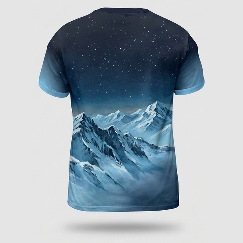 Wilderness Wolf Ridge Conqueror Motivational Aop T-Shirt