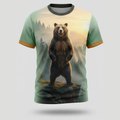 Wilderness Bear Stand Your Ground Motivational Aop T-Shirt